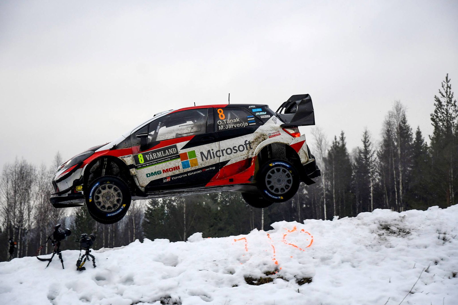 Tanak stretches ahead of Mikkelsen, Lappi