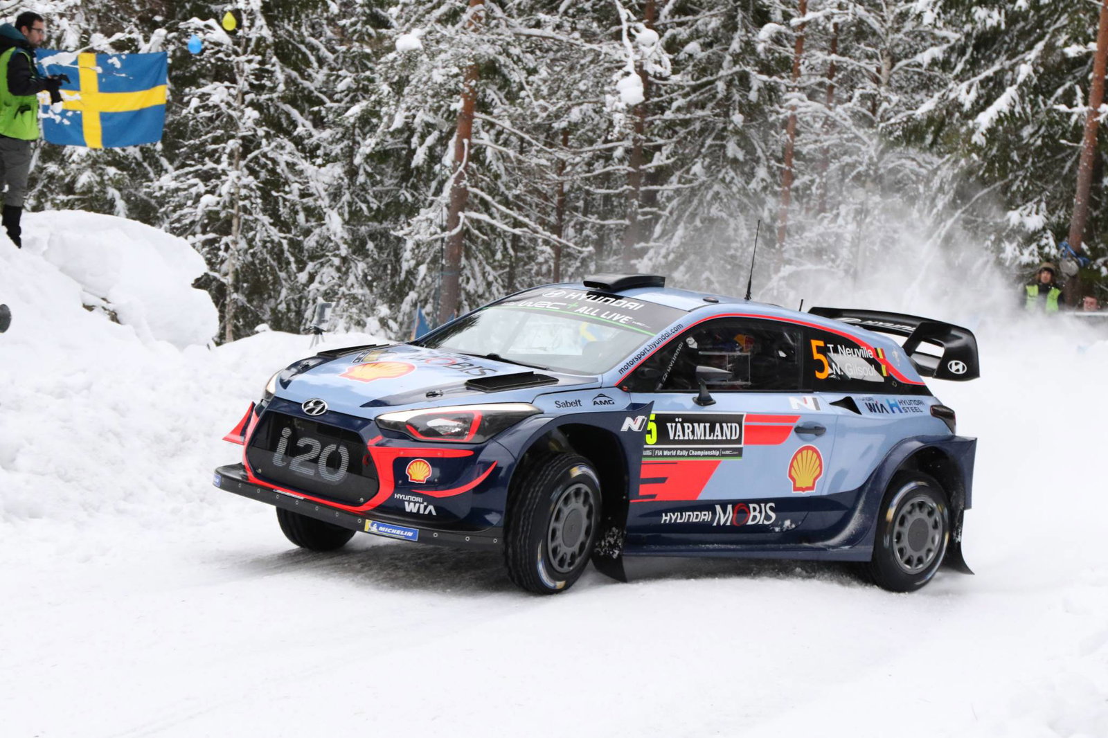 WRC: Rally Sweden - Classification after SS8