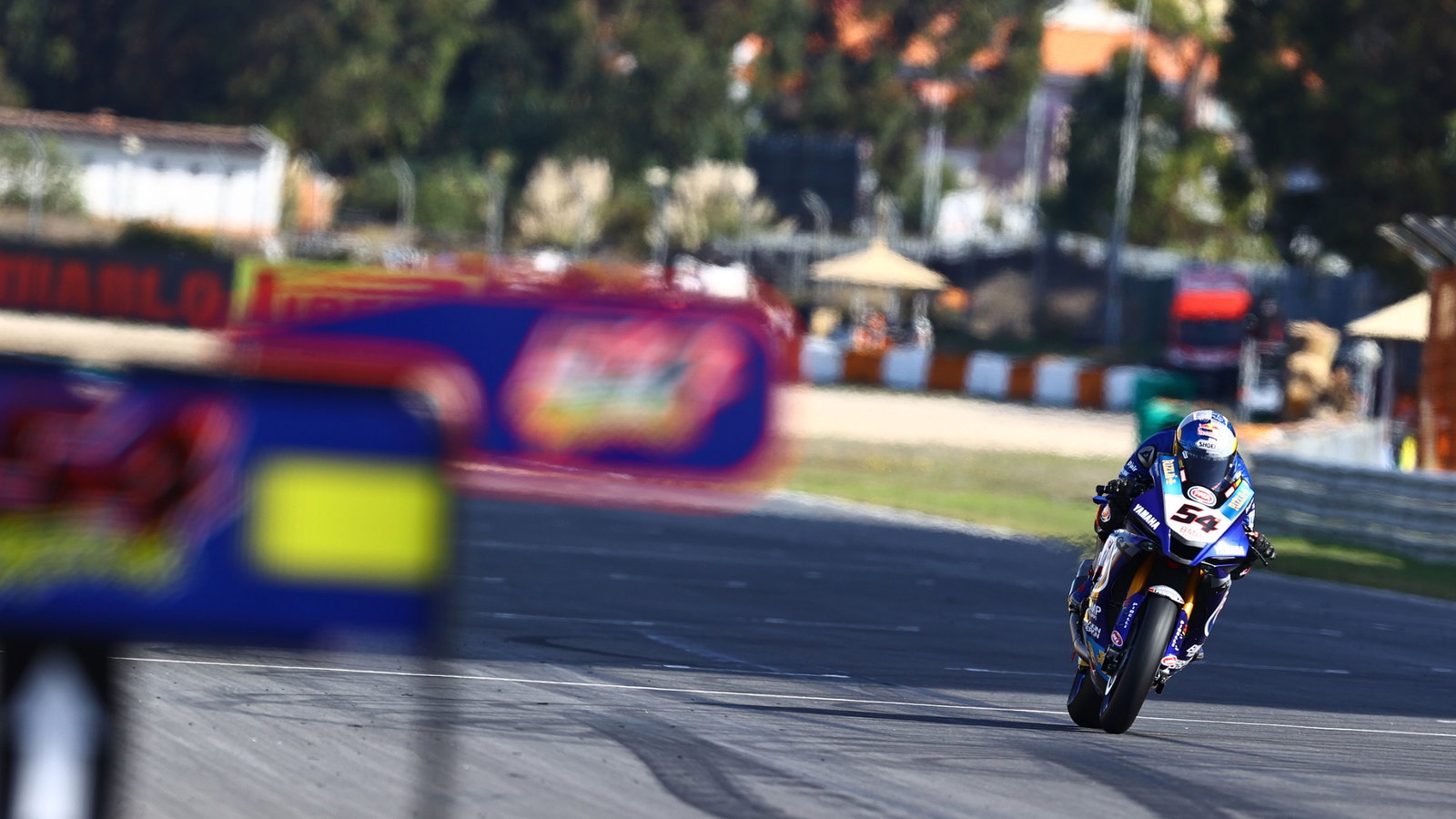 Toprak Razgatlioglu on his way to pole position, Estoril WorldSBK 2020