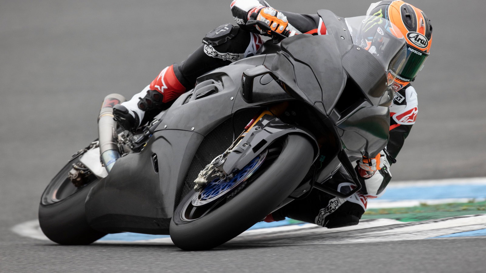 Michael van der Mark, Testing the BMWS1000RR with fairing wings, Estoril WorldSBK test 2020