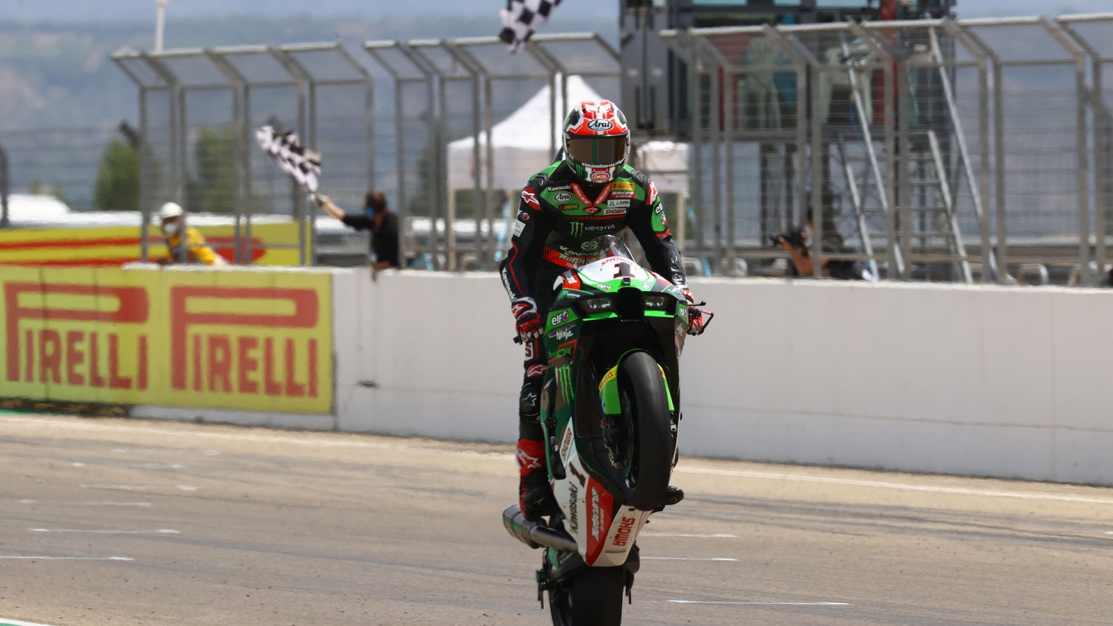 Jonathan Rea celebrates winning 100 WorldSBK races, Aragon WorldSBK 2021