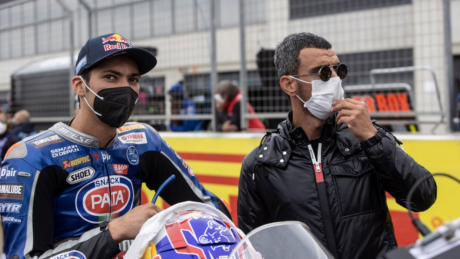 Toprak Razgatlioglu and Kenan Sofuoglu, Aragon WorldSBK Race2, 2021