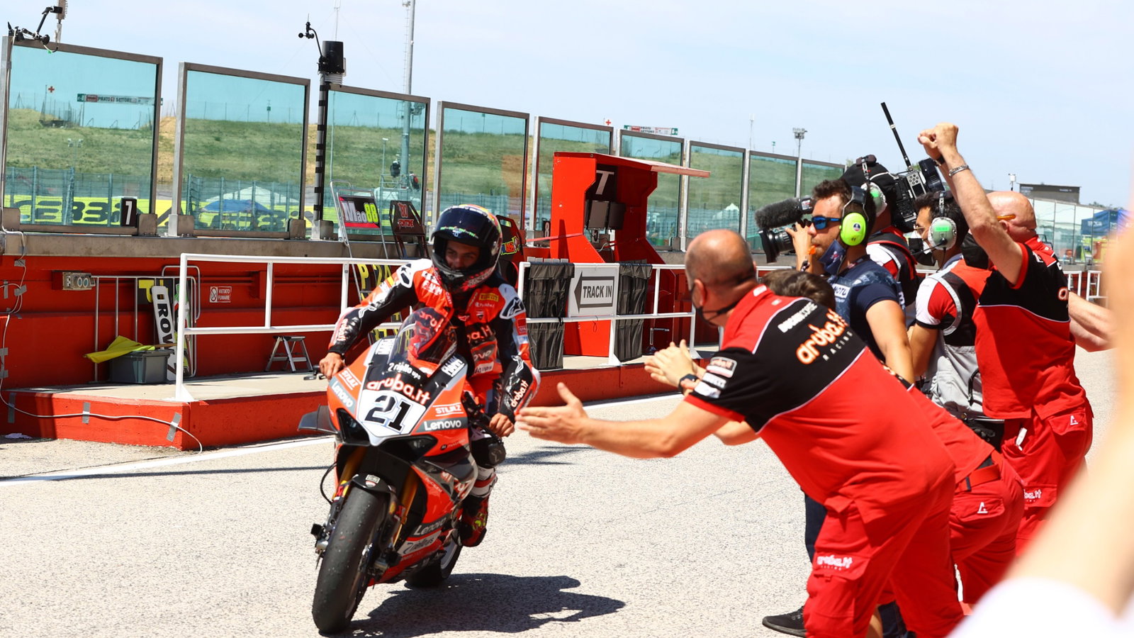 Michael Ruben Rinaldi, Misano WorldSBK race1, 2021