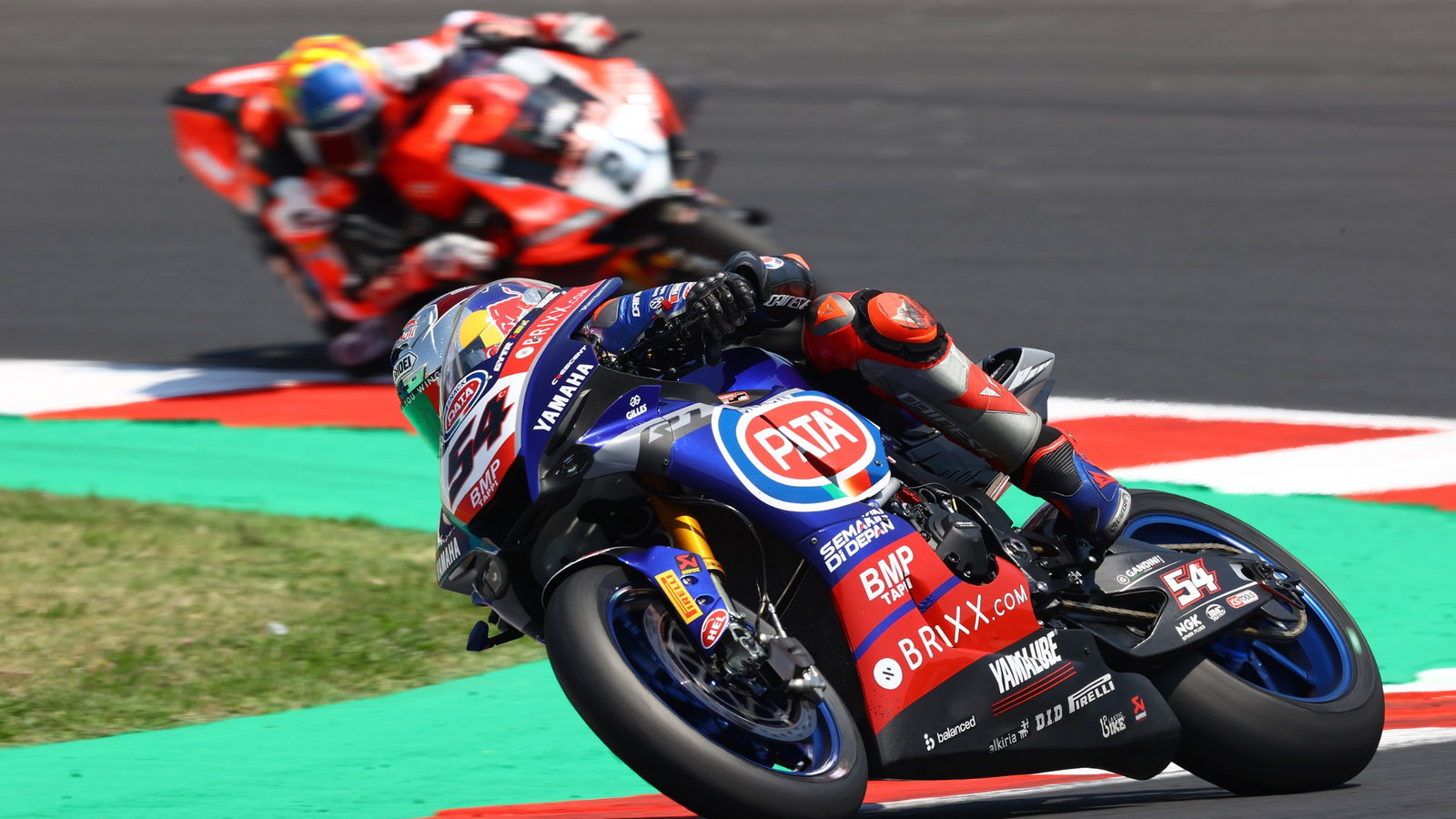 Toprak Razgatlioglu and Michael Ruben Rinaldi, Misano WorldSBK race2 2021