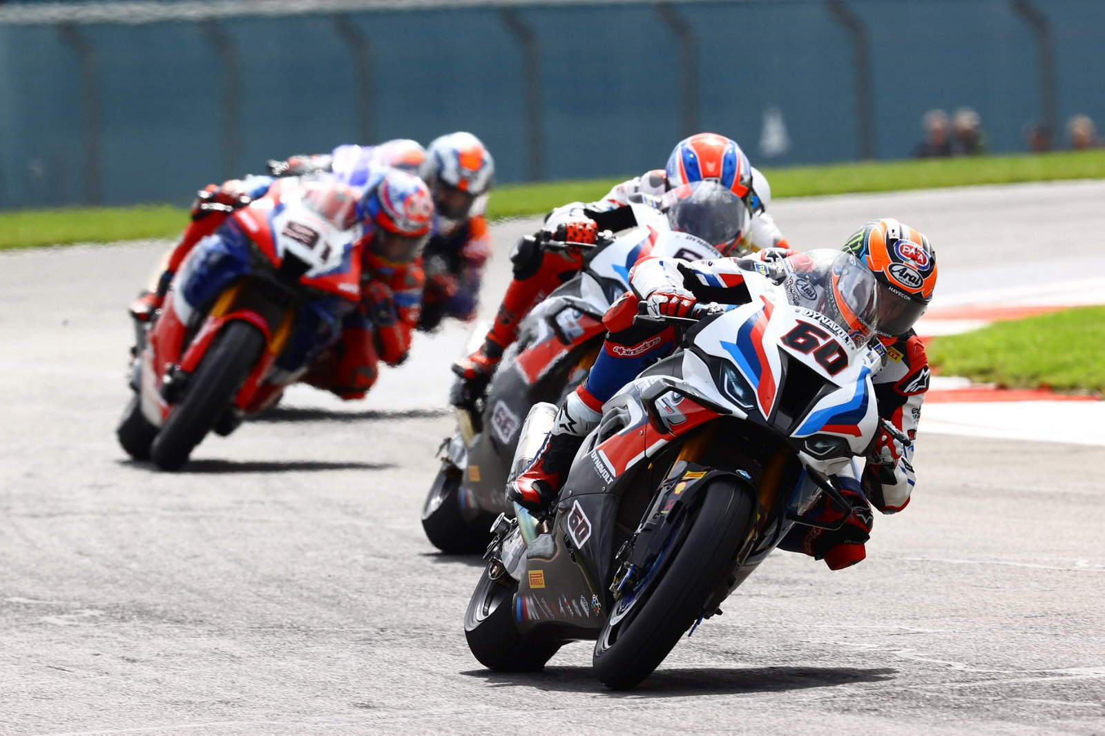Michael van der Mark and Tom Sykes,, Donington Park WorldSBK superpole race, 4 July 2021