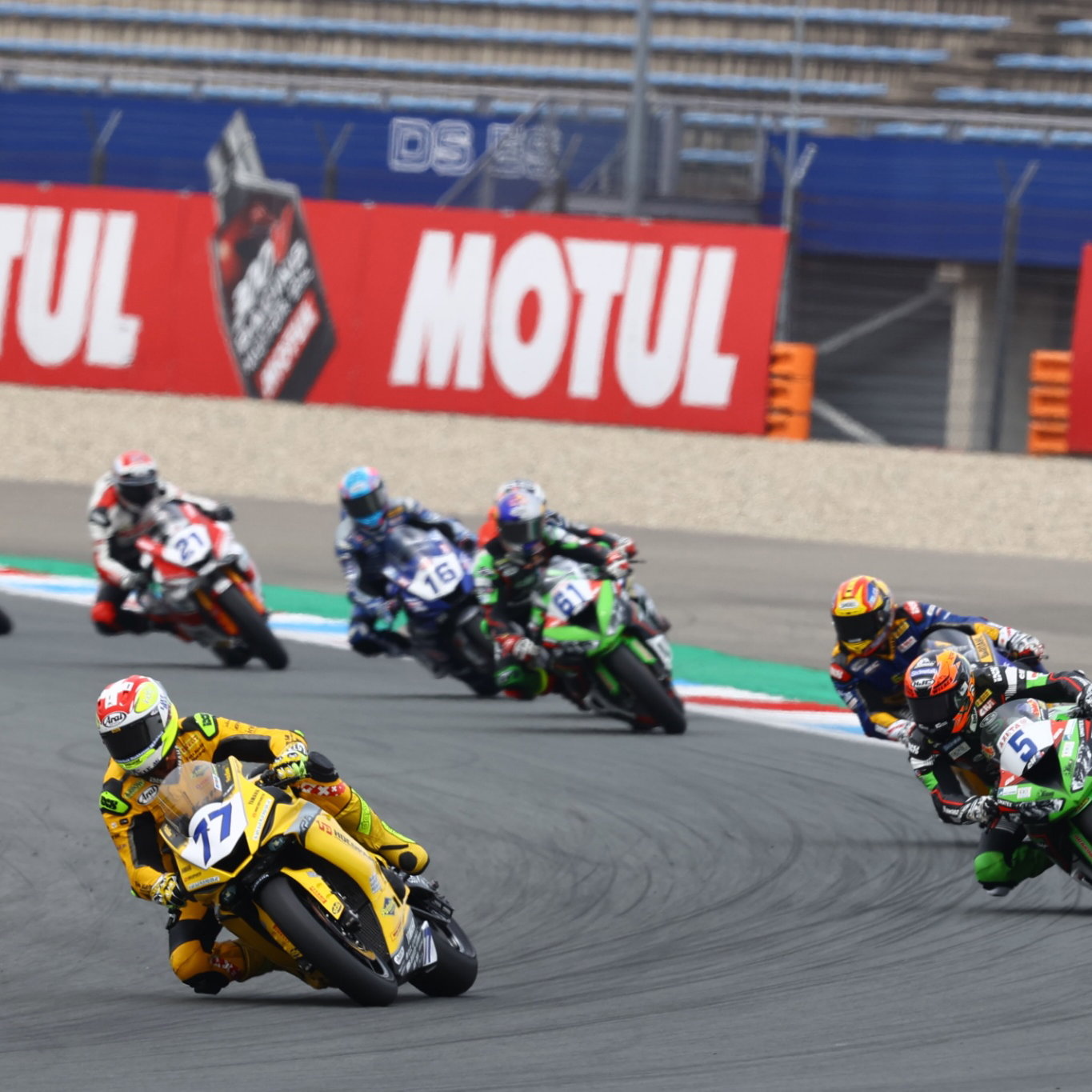 Dominique Aegerter, Philipp Oettl and Steven Odendaal, Dutch WorldSSP Race1, 24 July 2021