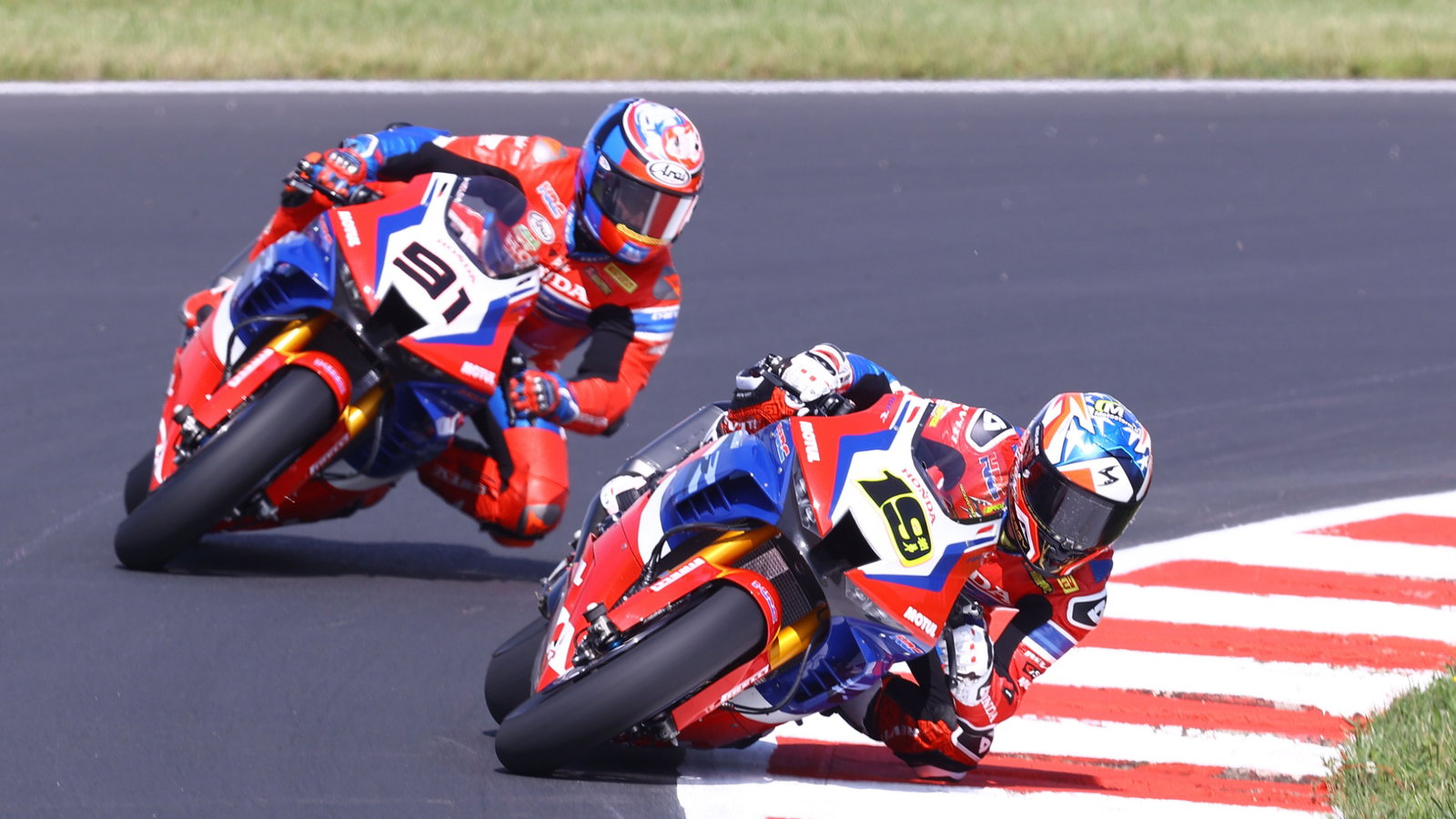 Alvaro Bautista and Leon Haslam, Czech WorldSBK, 6 August 2021