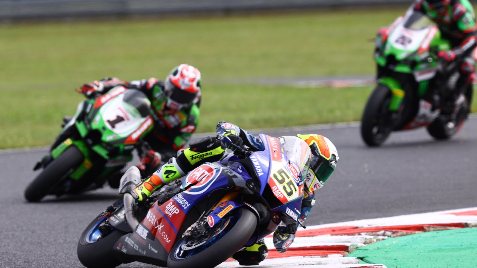 Andrea Locatelli and Jonathan Rea, Czech WorldSBK race2, 8 August 2021