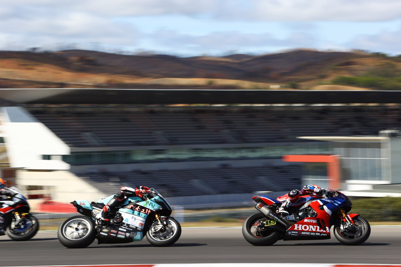 Alvaro Bautista and Loris Baz, Portuguese WorldSBK Race1, 2 October 2021