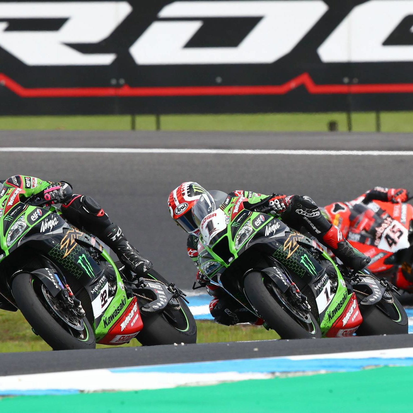 Startline crash halts first WSBK event.