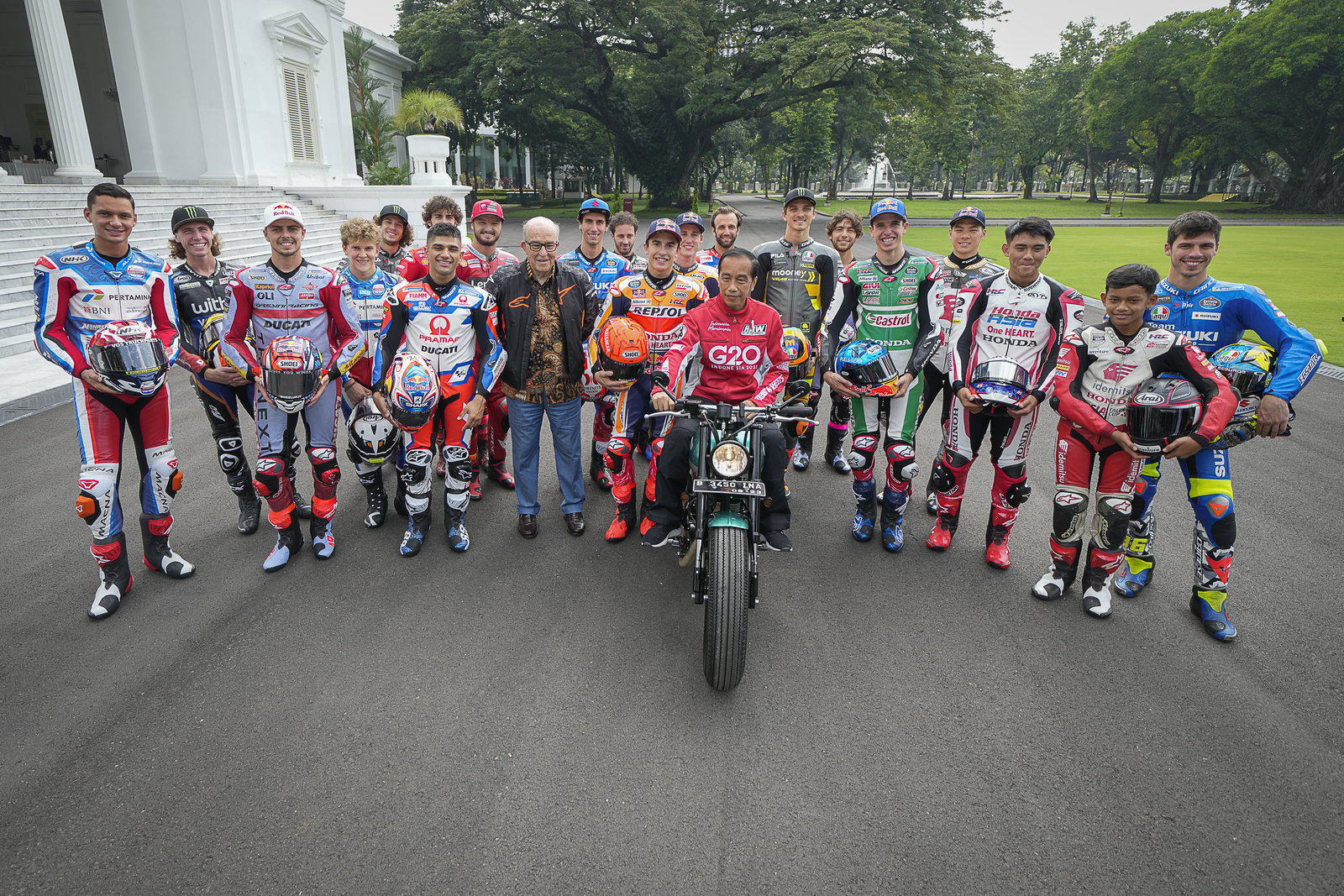 Indonesian President attends MotoGP parade in Jakarta