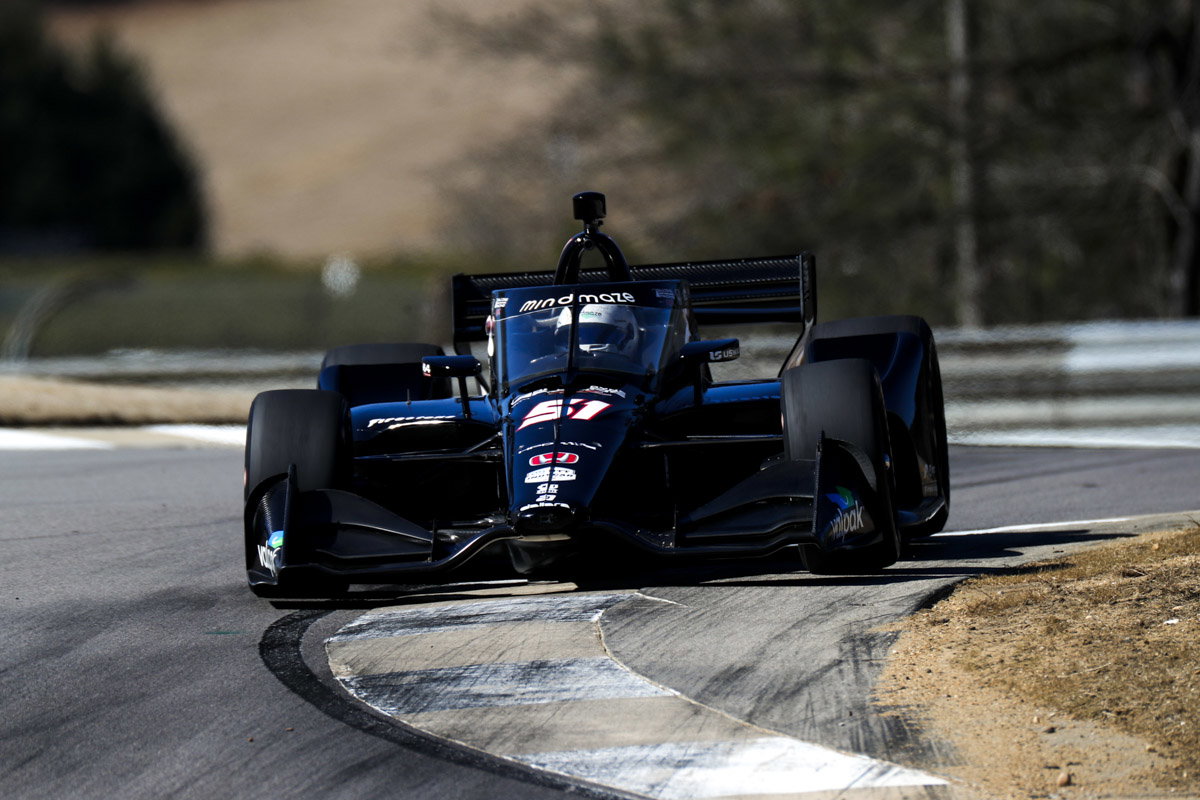 Romain Grosjean still sore but “really happy” with IndyCar test debut