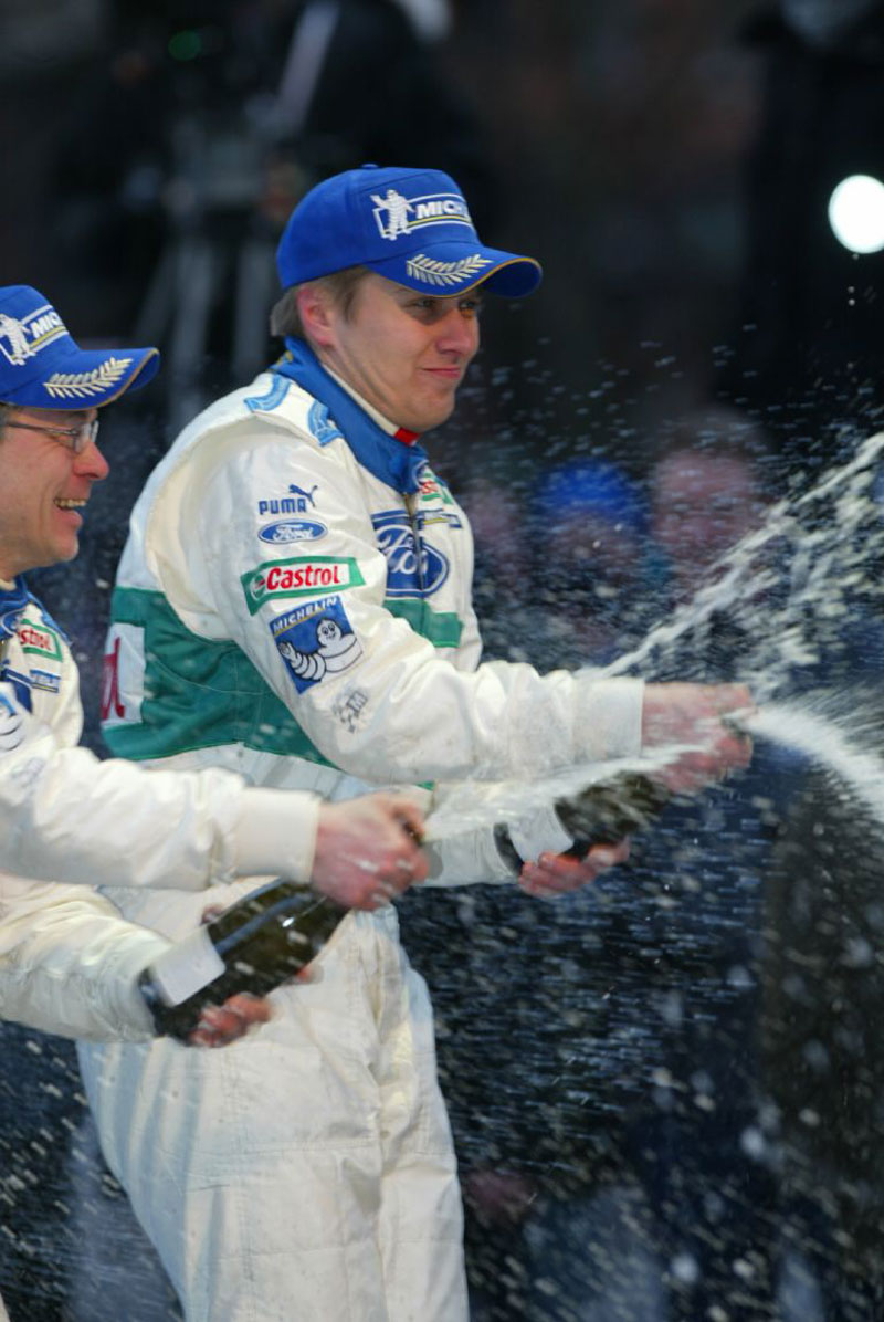 Martin fights with Peugeot.