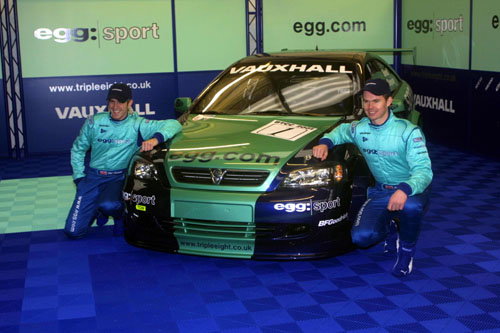 Vauxhall unveils works team livery.