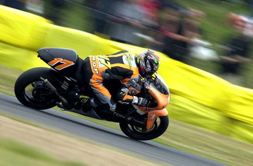 Sachsenring - a long way from home.