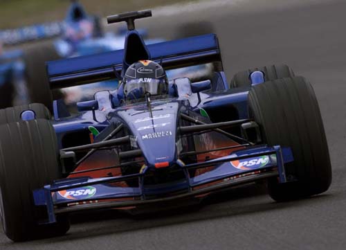 World's first 3-seater F1 car takes to the track.