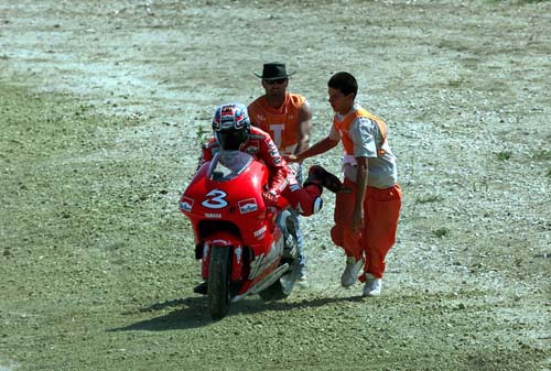 Poggiali: I took the final corner a bit faster...