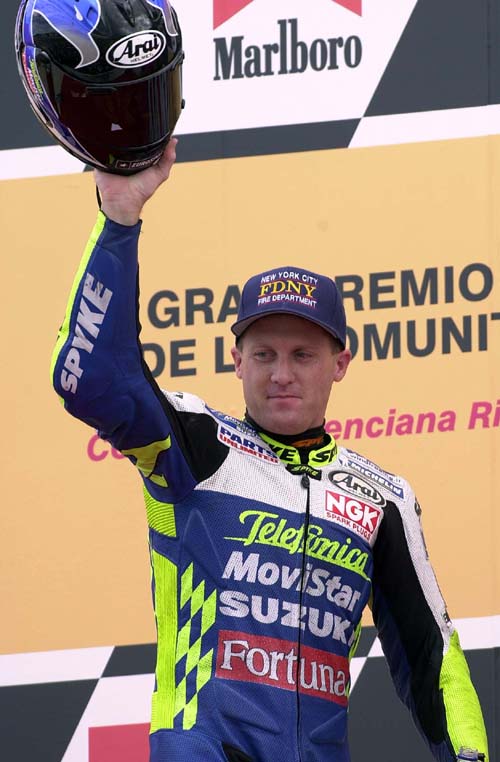 Mixed day for Nobby Ueda in 125cc class.