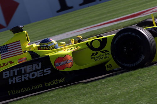 Schumacher at Fiorano with the Maserati Spyder.
