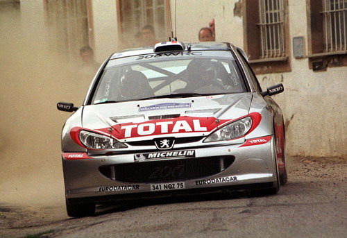 Panizzi on top as Peugeot take control.