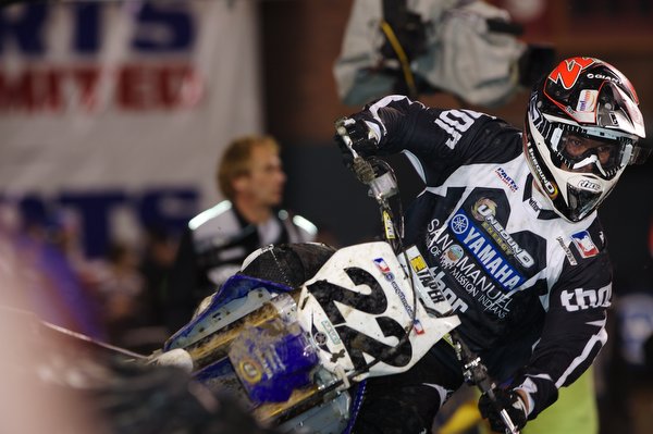 Hill wins first AMA Supercross.