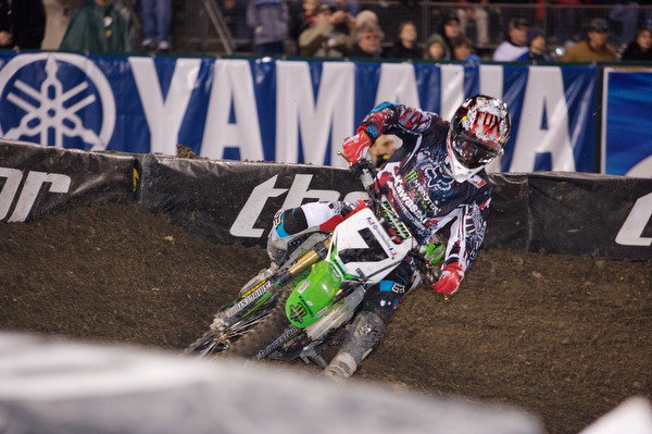 Stewart wins first AMA night race.