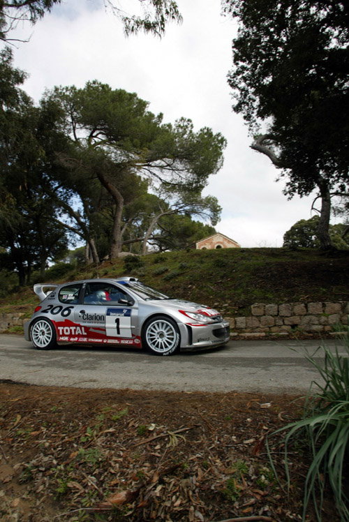 Miguel Campos premiers in the WRC.