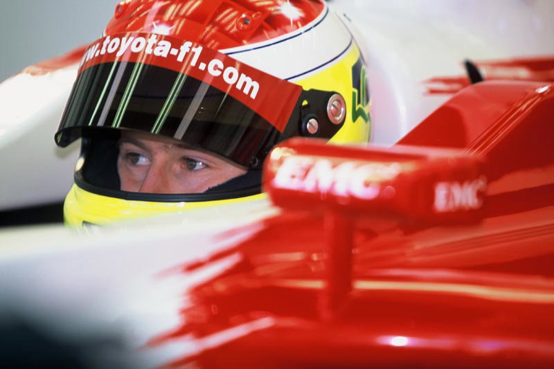 Monza test gets under way for Minardi.