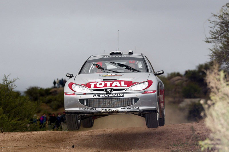 Burns wins for Peugeot after Gronholm is excluded.