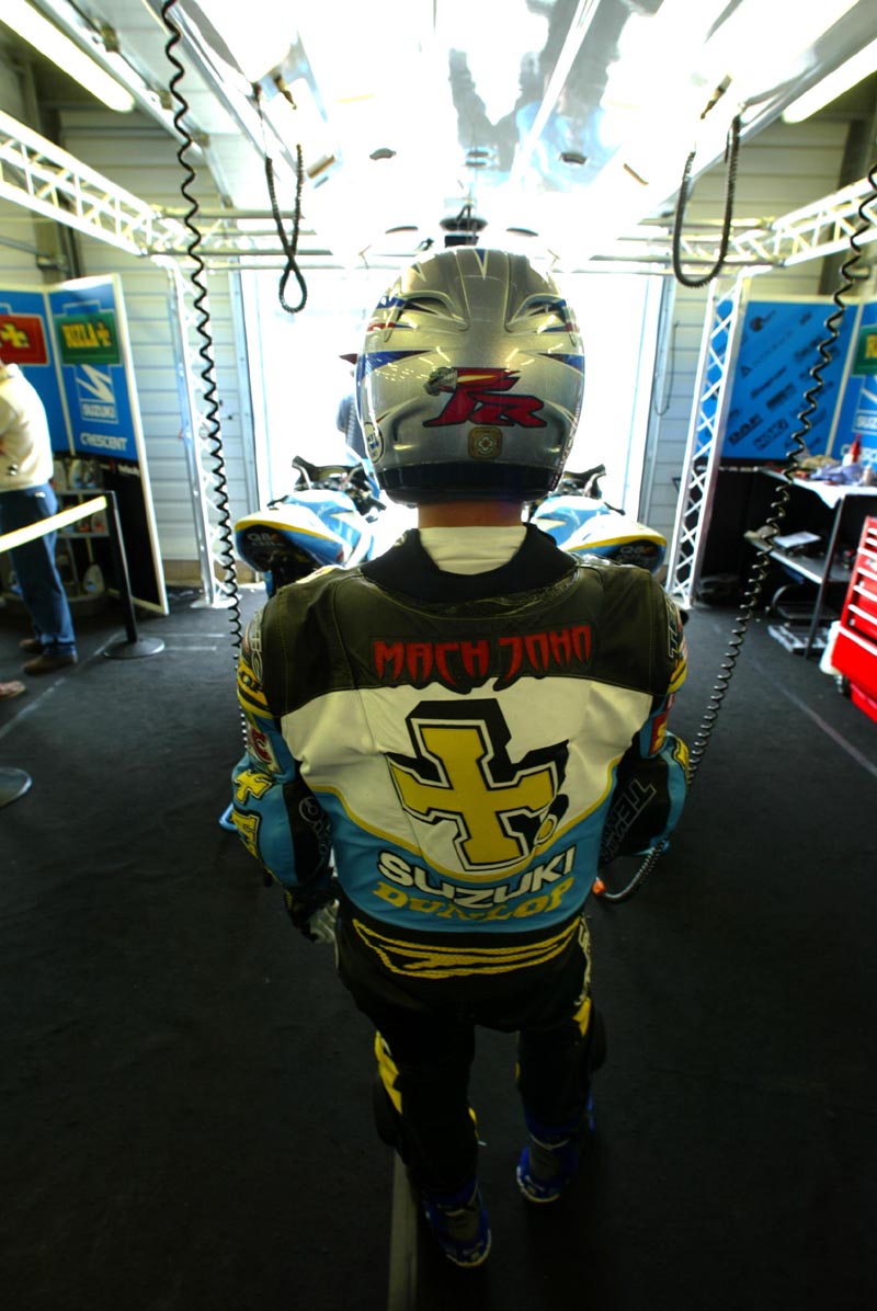 Full strength Suzuki rejuvenated & ready to race.