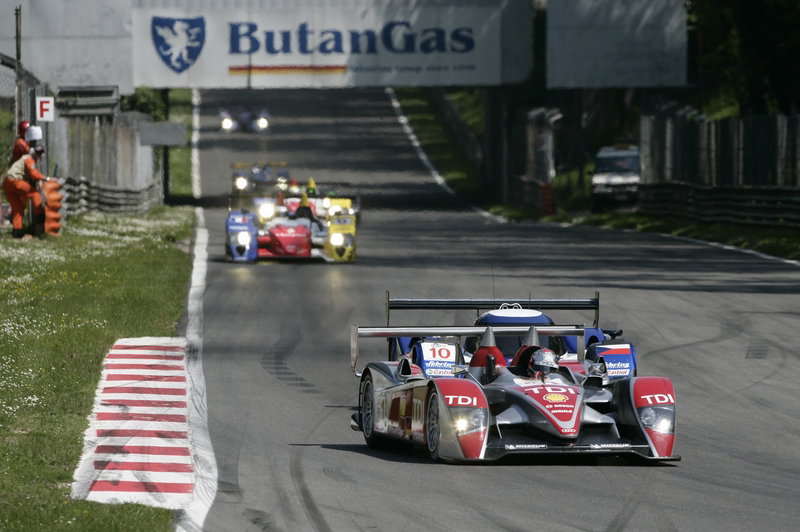 Ortelli in monster Monza shunt.