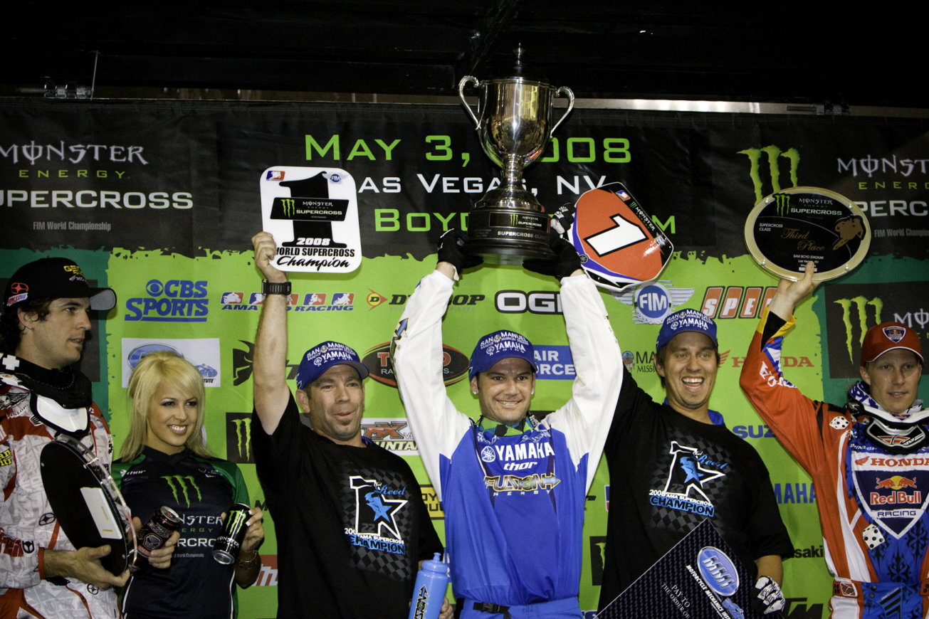 Stewart wins first AMA night race.