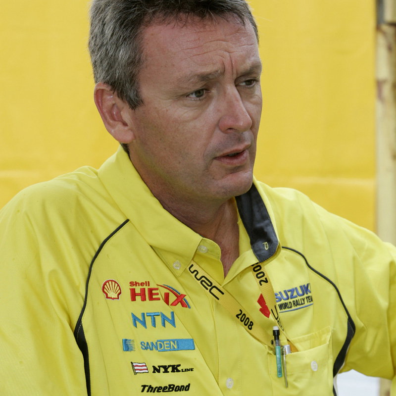 Focus: P-G Andersson's co-driver.