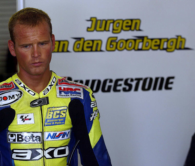 Haydon destroys helmet, escapes with bruising.