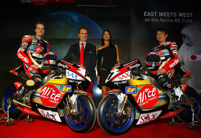 Podium finishers to uncork Freixenet in 2003.