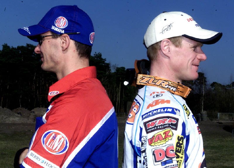 Mladin donates leathers to Jamie Brockman appeal.