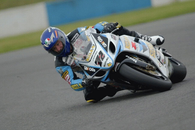 Picture: Silver Rizla Suzuki.