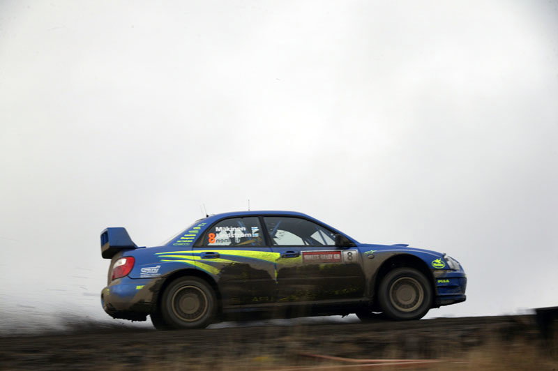 Super Cup winner, Gallagher retires on Rally GB.