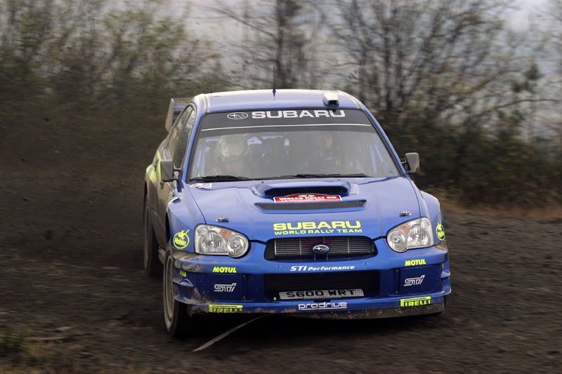 Super Cup winner, Gallagher retires on Rally GB.