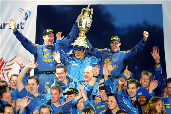 Final World Rally Championship standings.