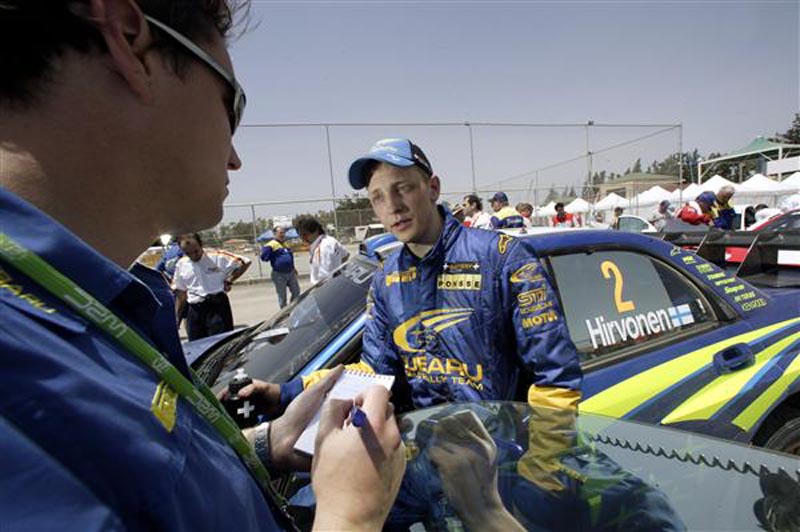 New Michelin TDE tyre set for Acropolis debut.