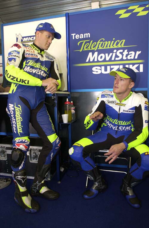 Moody's Blue: Checa on Criville.