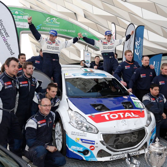 ERC: Breen storms through snow for Latvia win