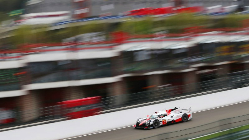 WEC Spa Friday Toyota TS050 Hybrid