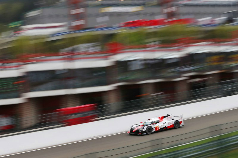 WEC Spa Friday Toyota TS050 Hybrid