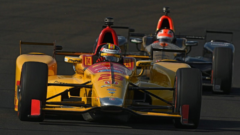 Ryan Hunter-Reay Indy 500 practice 2017