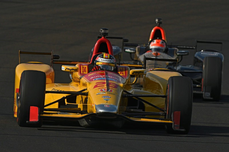 Ryan Hunter-Reay Indy 500 practice 2017