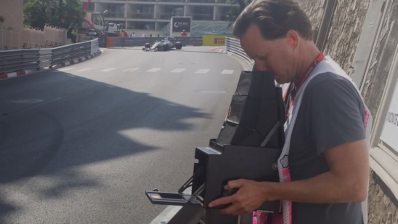 Joshua Paul and his 103 year-old Graflex camera