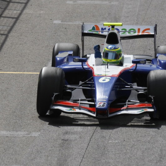 Maldonado wins Spa sprint.