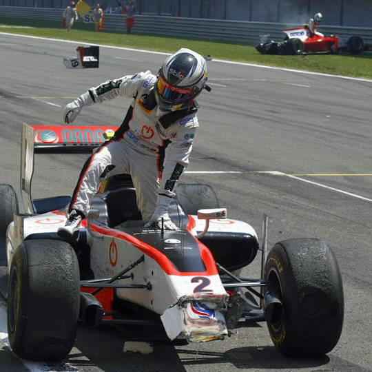 Ferrari's British star on the rise